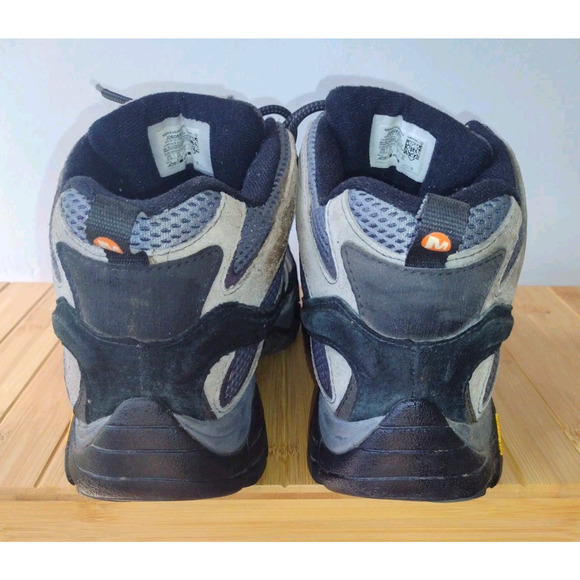 Merrell Moab 2 Mid Waterproof Granite Mens Hiking Boots Sz 10 W gorp corp main image 6